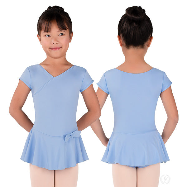 4440- Eurotard Girls Petite Pirouette Mock Wrap Dress