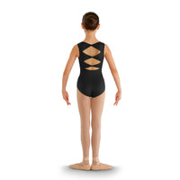 CL8835 Girls Bow Back Tank Leo