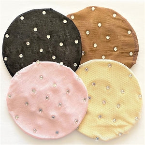 BC31 Mesh Bun Cover w/Rinestones