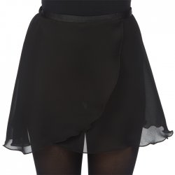 4484Bk Georgette Wrap
